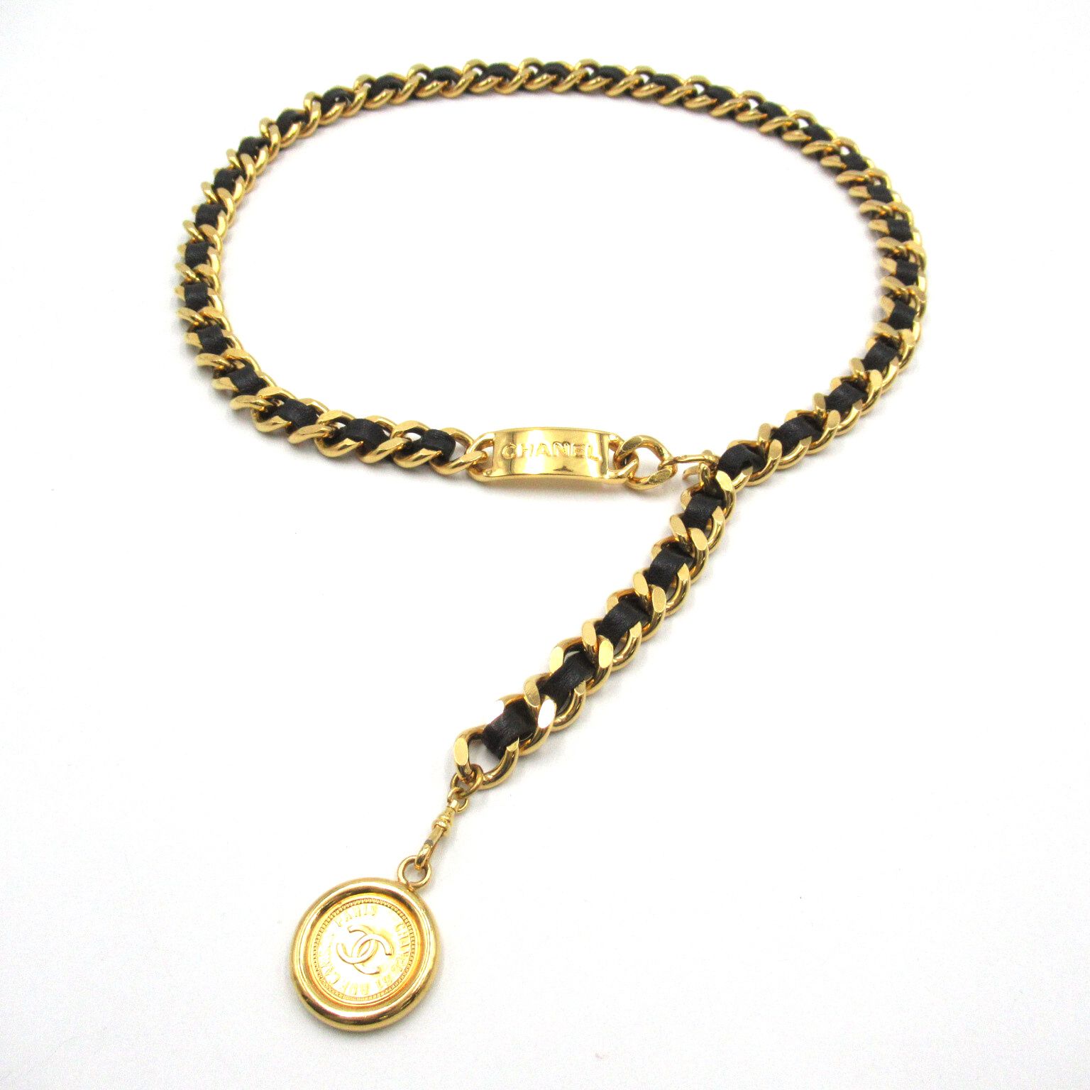 シャネル　CHANEL 31 RUE CAMBON チェーン ベルト Vintage CHANEL Gold Plated Cambon 31 Rue Coin Chain Belt