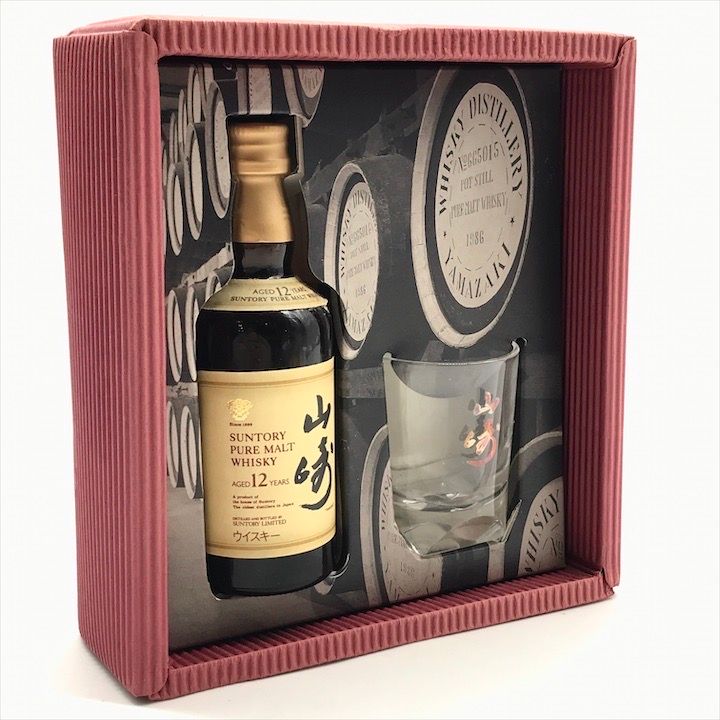 サントリー - 未開封 山崎 12年 大阪府限定発送 サントリー ミニボトル ミニ グラス セット 50ml お酒 アルコール ウイスキー m13049 未開封 山崎 12年 大阪府限定発送 サントリー ミニボトル ミニ