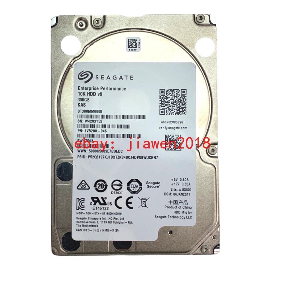 Seagate 2.5インチ 内蔵 HDD 300GB SAS 10000rpm ハードディスク 4台セット (Savvio 10K.5 ST9300605SS) 管：D9-414