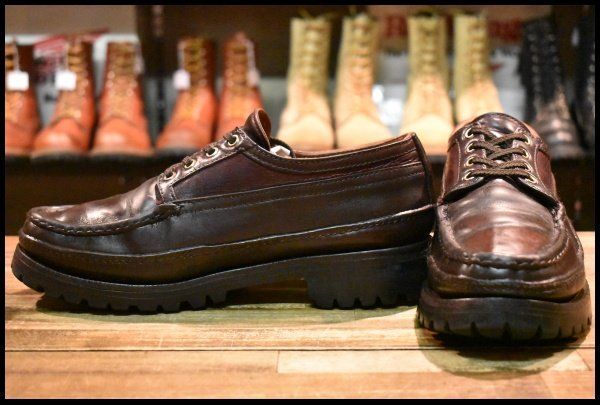Russell Moccasin ラッセルモカシン ネペンテス ダブルバンプ 8E 良品】RUSSELL MOCCASIN ラッセルモカシン オネイダ