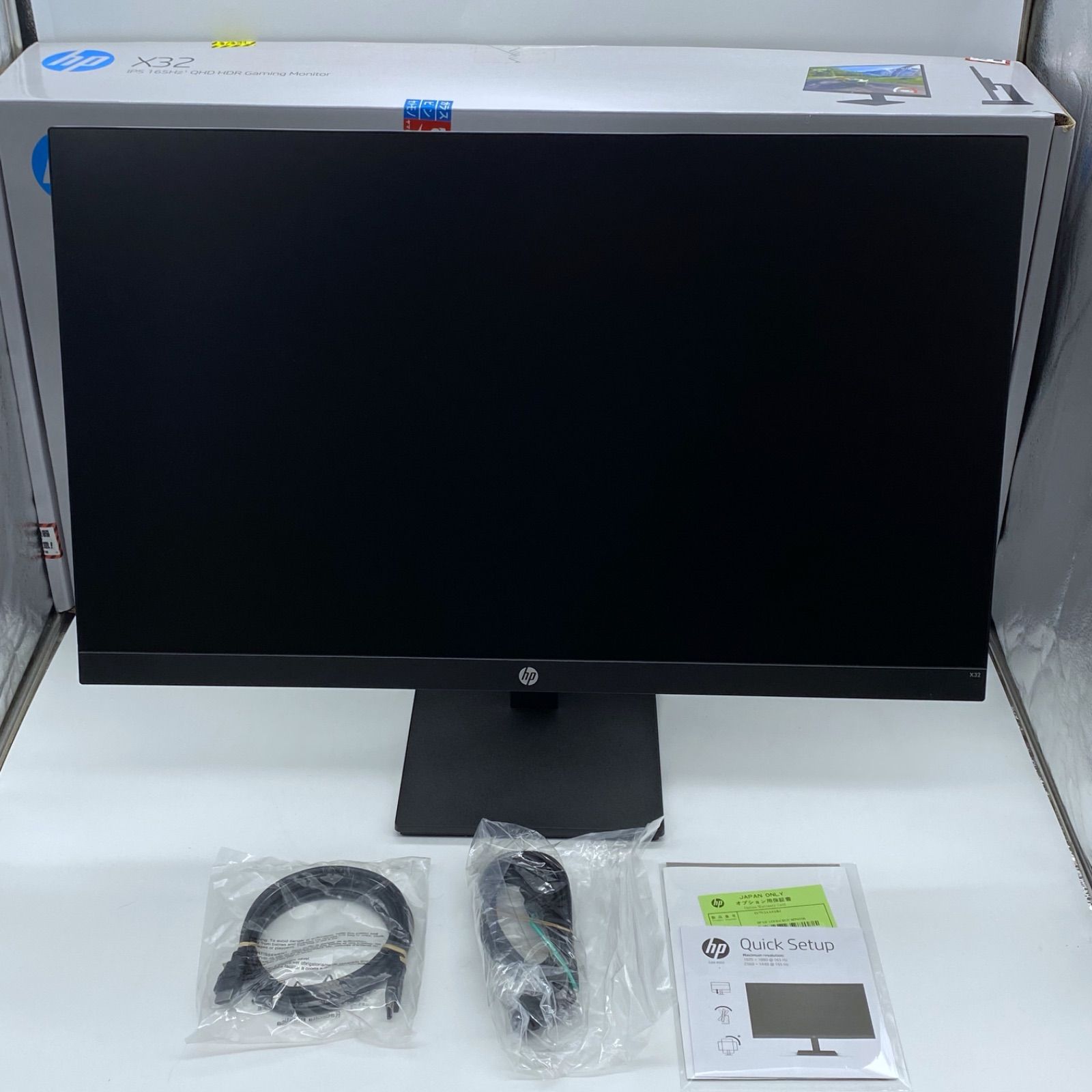 HP X32 QHD 165Hz IPS 31.5インチゲーミングモニター 美品 - メルカリ