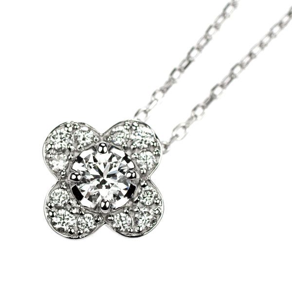 ヴァンドーム青山 Pt950/ Pt850 ダイヤモンド ペンダントネックレス