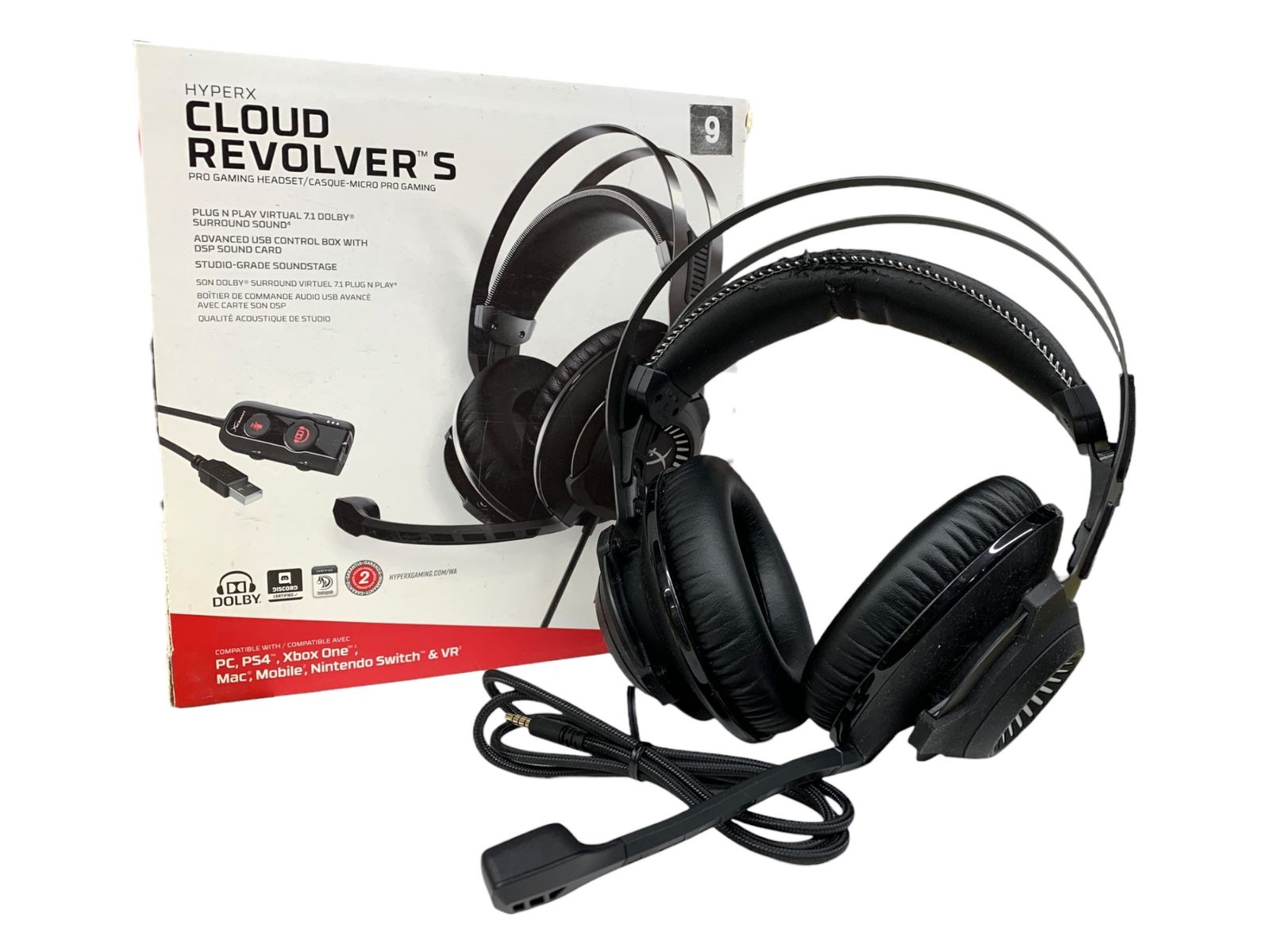 HyperX HX-HSCRS-GM/AS ゲーミングヘッドセットps4 pc HYPERX(ハイパー