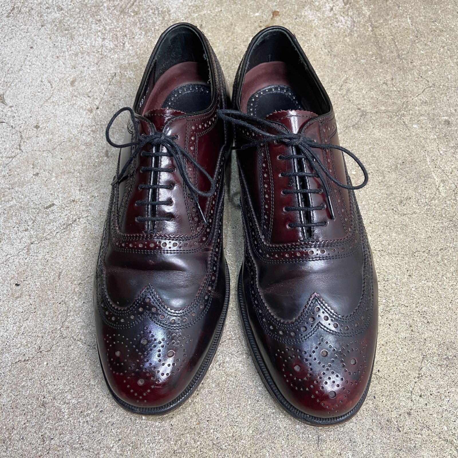 ☆FLORSHEIM☆フローシャイム☆ウィングチップレザーシューズ