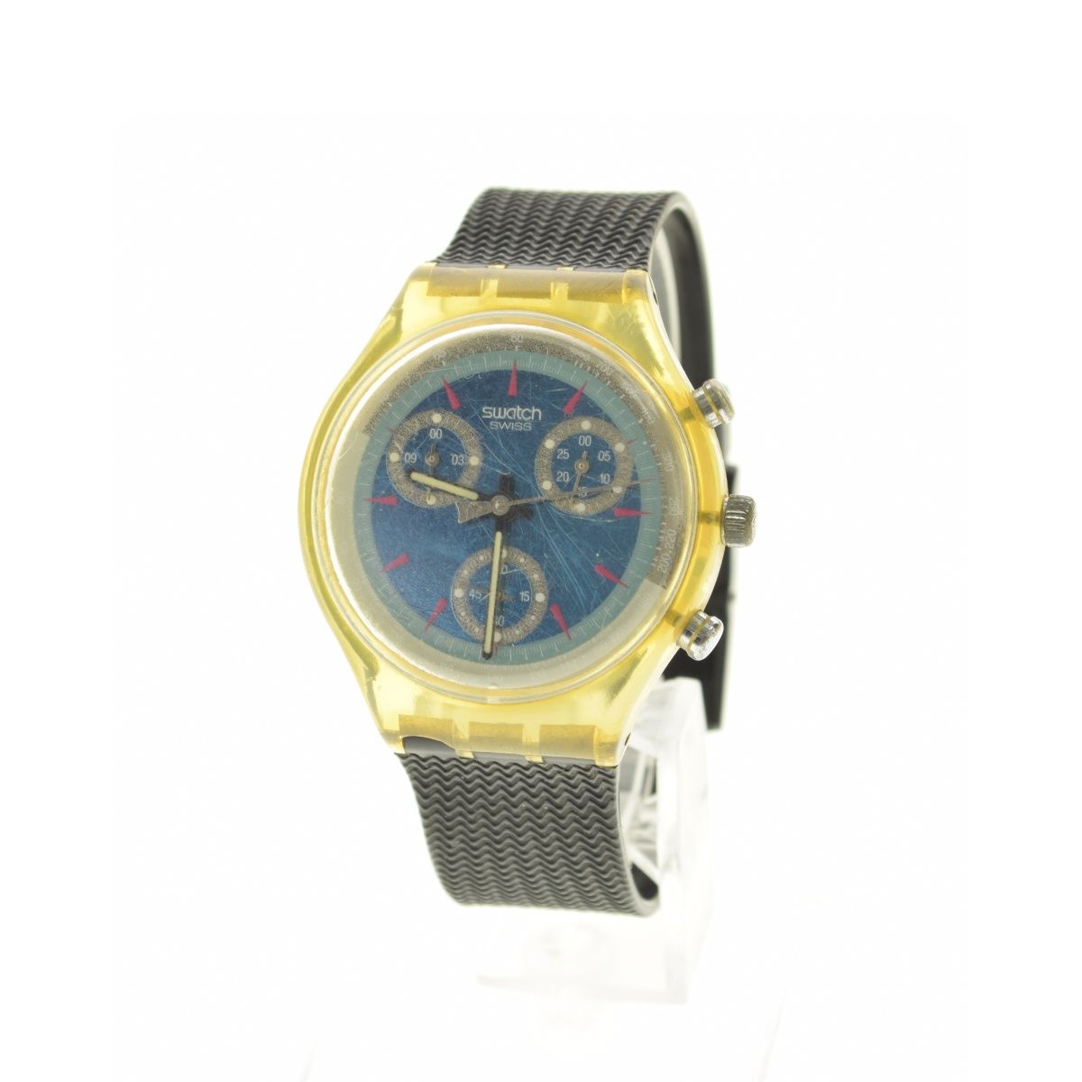 【SWATCH】スケルトン クロノグラフウォッチ 時計