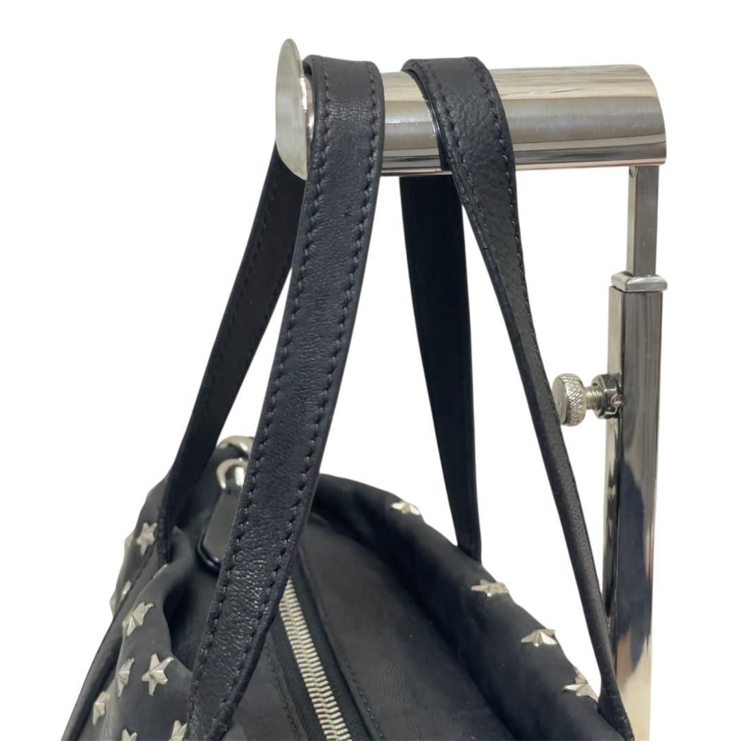 JIMMY CHOO ショルダーバッグ 2way スタッズ ミニサラ レザー - メルカリ