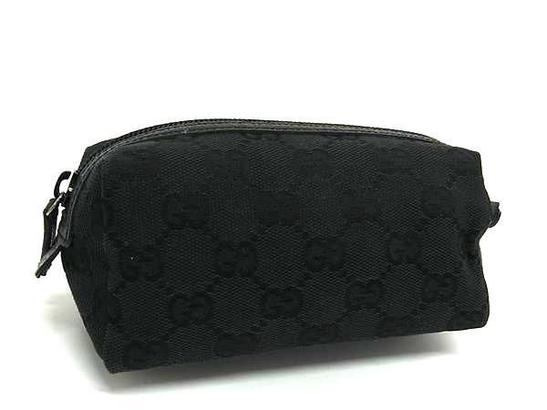GUCCI グッチ ポーチ マルチポーチ 29596 ブラック GGキャンバス