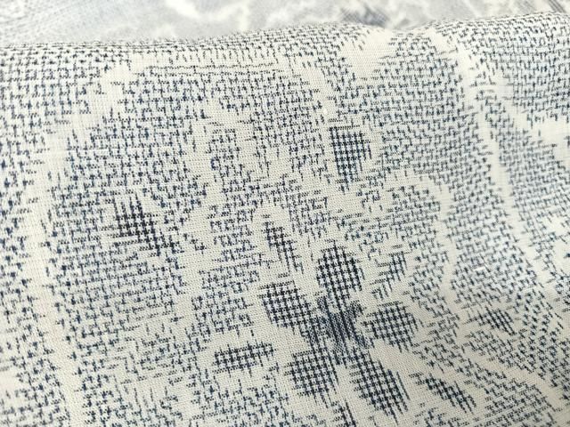 平和屋着物＊夏物 男性 上布 絣文様 麻 逸品 AABA2811jd 平和屋着物 