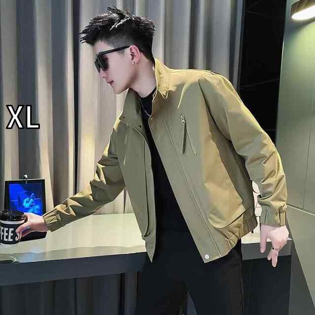 [XL]メンズ  服  シンプル ファッション オシャレ 大人 かっこいい 大きいサイズ ストリート 紳士服 ジャケット 春秋 ワークジャケット ハイエンド トップス