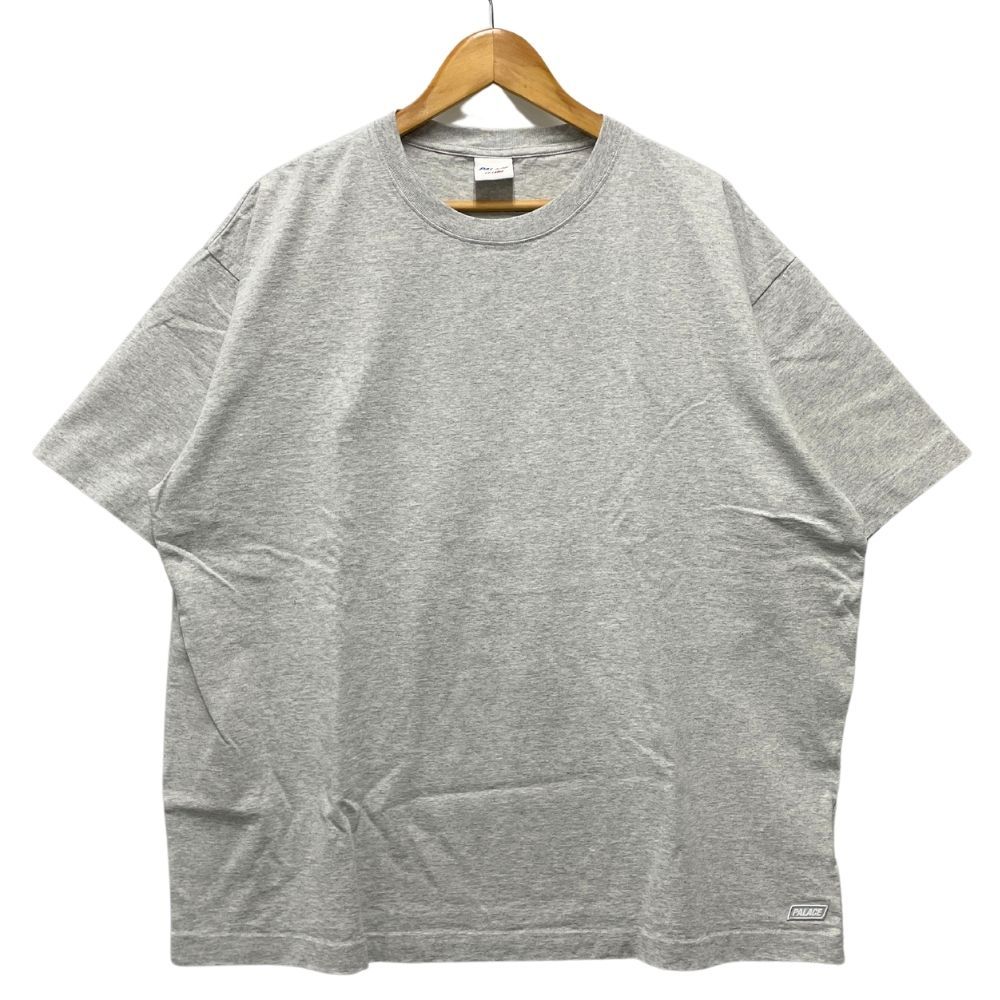 PALACE パレス 品番 RN 150137 UNISEX T-SHIRT 裾ロゴワッペン付き Tシャツ 半袖 グレー サイズ XXL 正規品 / B6618