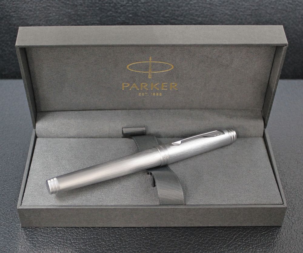 １本限定 希少 PARKER パーカー プリミエ モノクロームエディション チタニウム 万年筆 ペン先 F 細字 - メルカリ