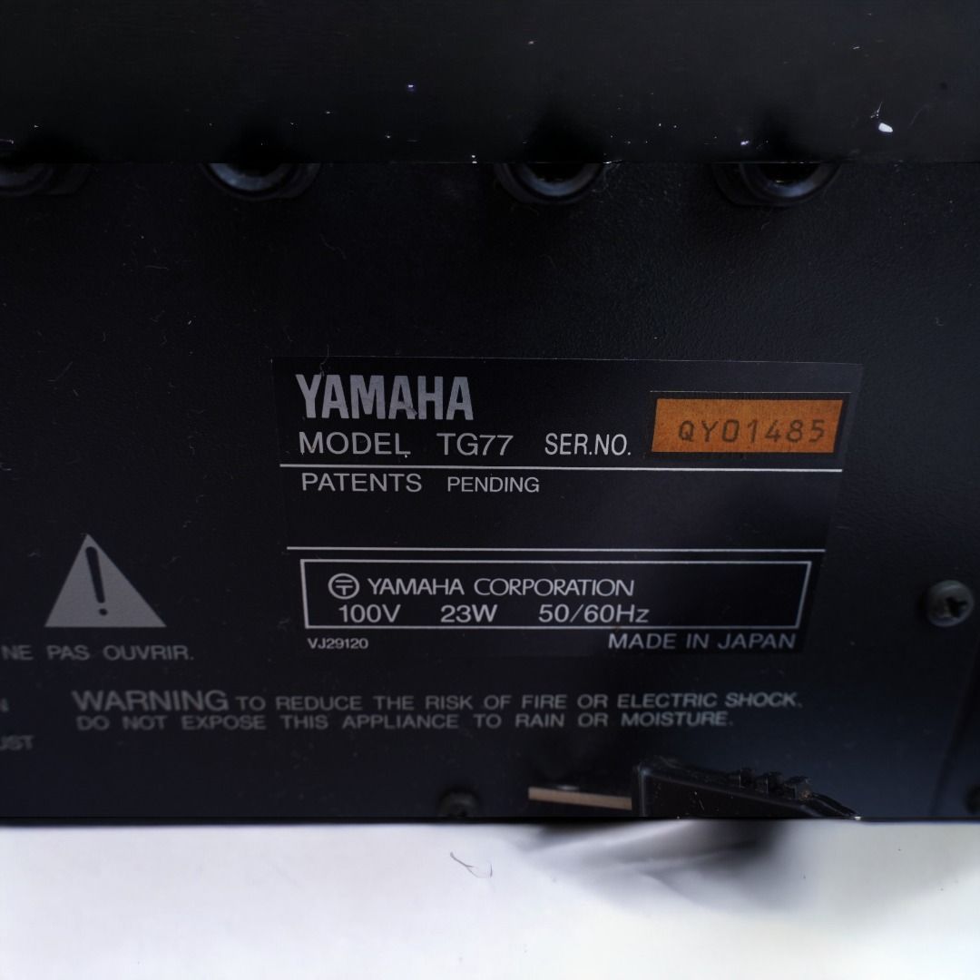 もりとっとの商品【美品】　YAMAHA　ヤマハ　TG77　トーンジェネレーター　音源モジュール