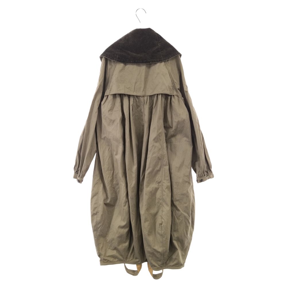 KAPITAL (キャピタル) 襟コーデュロイバックプリーツ ジップアップ