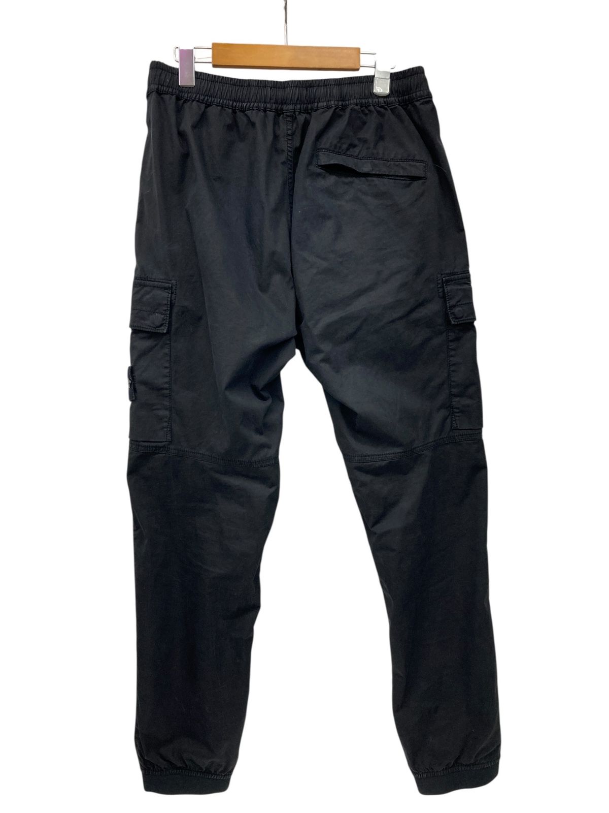 STONE ISLAND ナイロンカーゴパンツ ブラック