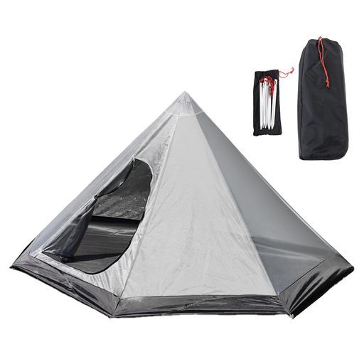 MOOTVGOO1-2人用五角形メッシュインナーテント210Dインナーテント防水PU4000MM蚊帳モスキ低荷重テント登山超軽量通気性設営簡単アウトドア用品ポール別売