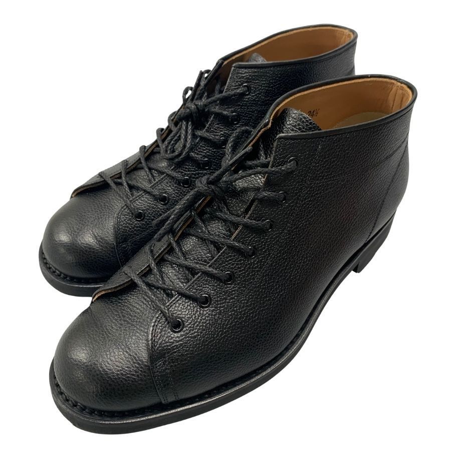 美品 SCOTCH GRAIN 日本製 0010 モンキーブーツ 良品 SCOTCH GRAIN モンキーブーツ 黒 25 0 レザー madras