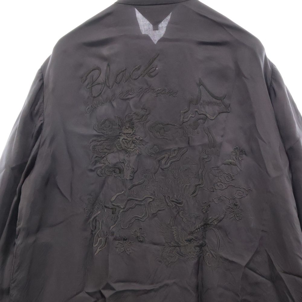 【美品】ブラックコムデギャルソン　春夏　トラ刺繍後ロングコート　Black COMME des GARCONS コムデギャルソン BLACK AD2020 1G-C005 製品