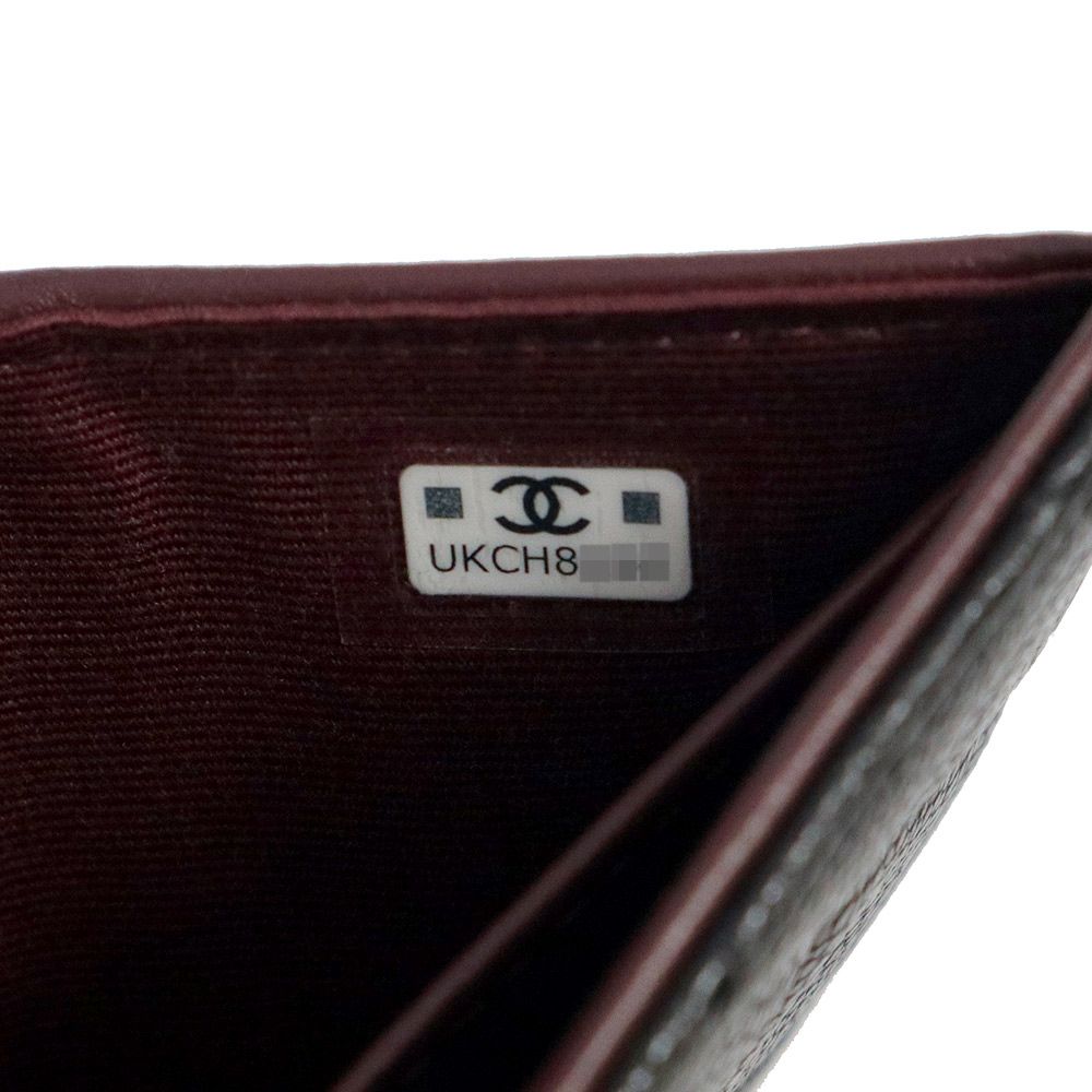 シャネル マトラッセ コンパクトウォレット 三つ折り財布 キャビア  