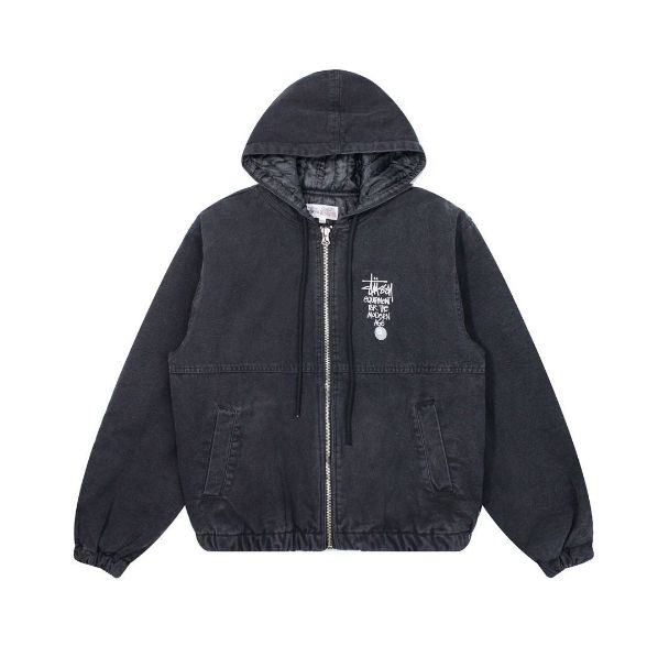 パープルパープルStussy CANVAS INSULATED JACKET デニムジャケット - Gジャン ...