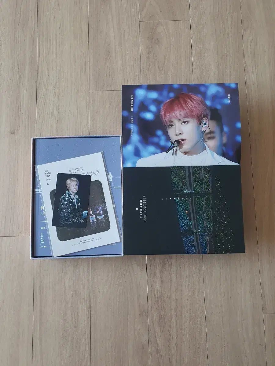 BTS 防弾少年団 バンタン bts WORLD TOUR LOVE YOURSELF SEOUL ソウル DVD dvd ジョングク JUNGKOOK JK グク ポスター＋ソクジン トレカ 付属品完備