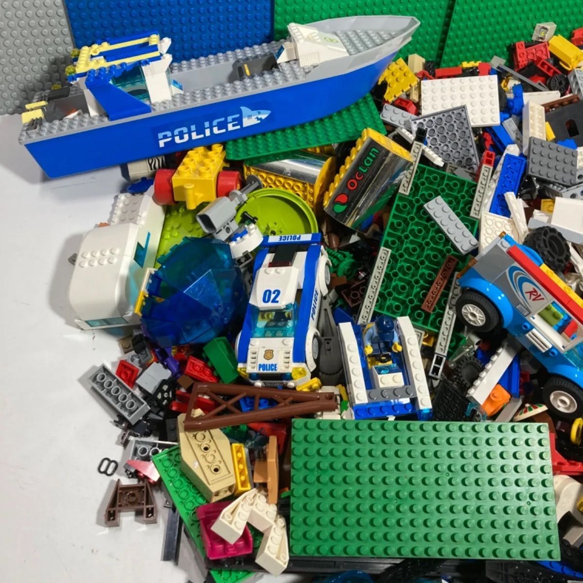 ☆LEGO レゴ ブロック パーツ、基礎板、フィギュア 約6.3kg まとめ売り 