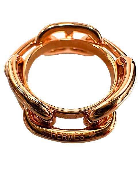 中古】【美品】HERMES エルメス スカーフ リング 90 レガート シェーヌ  