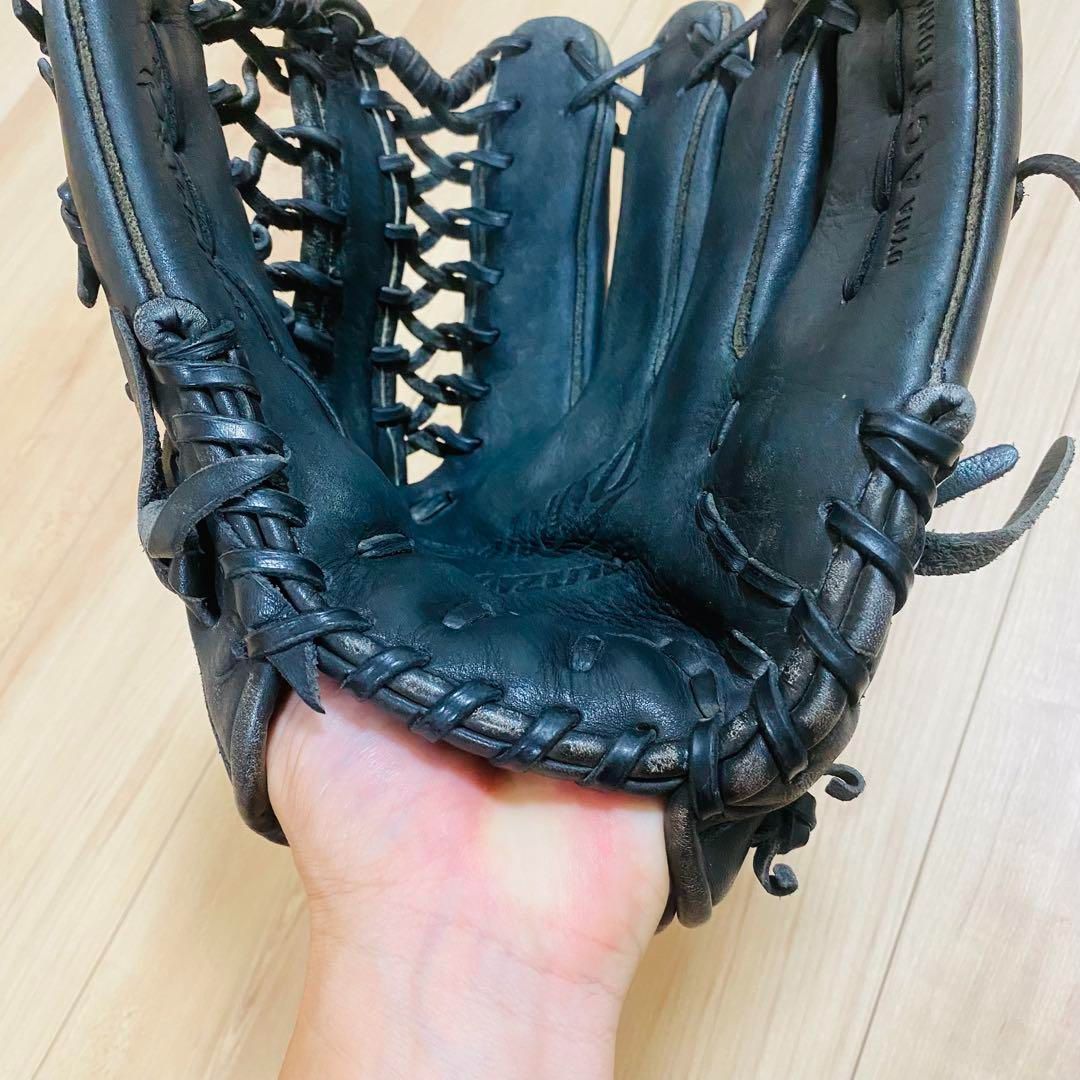 ミズノ 一般 軟式グローブ 右投げ 外野手 ビューリーグ 青ビュー Mロゴ ミズノ 一般 軟式グローブ 右投げ 外野手 ビューリーグ 青ビュー