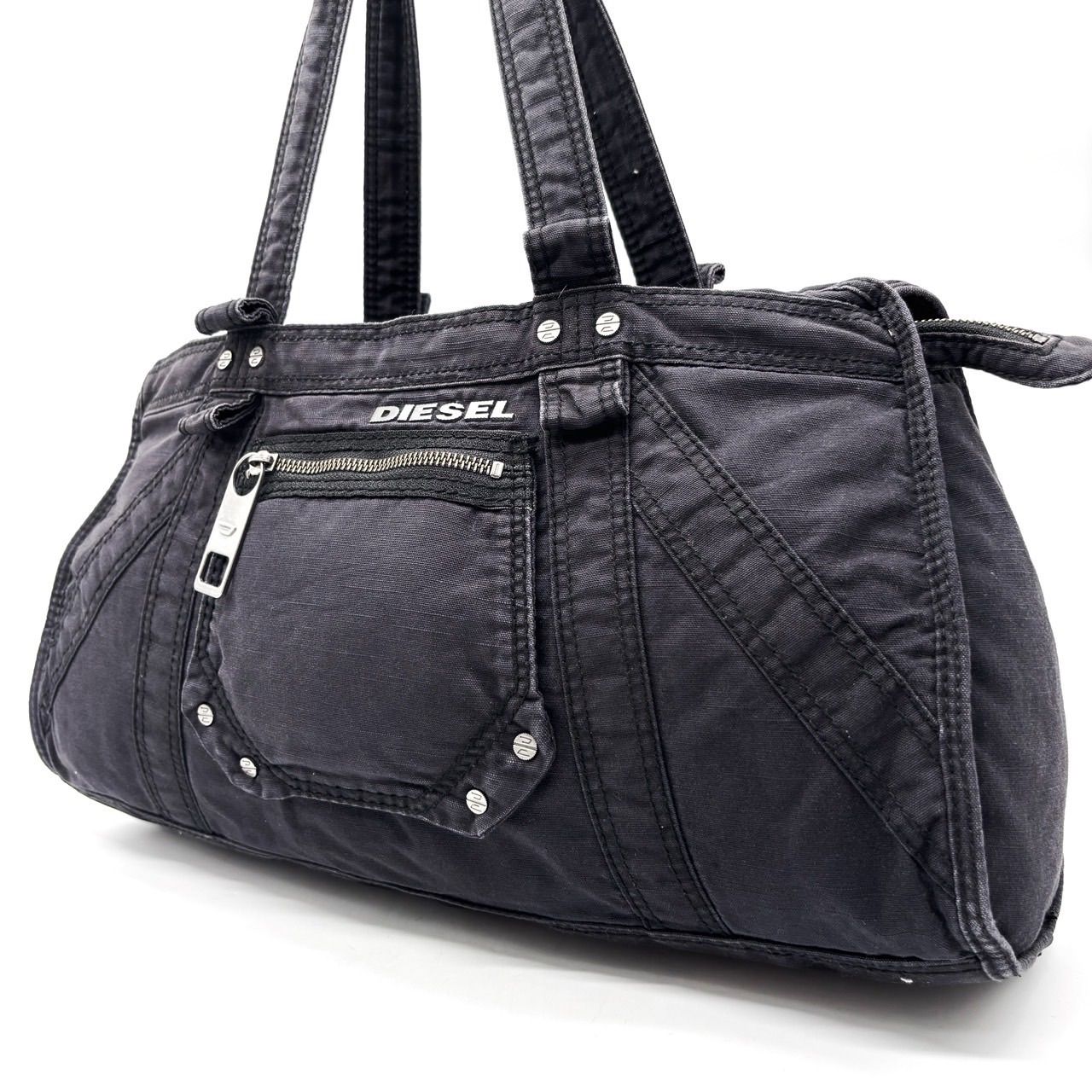 ✨良品✨ DIESEL ディーゼル ミニボストンバッグ ハンドバッグ トート