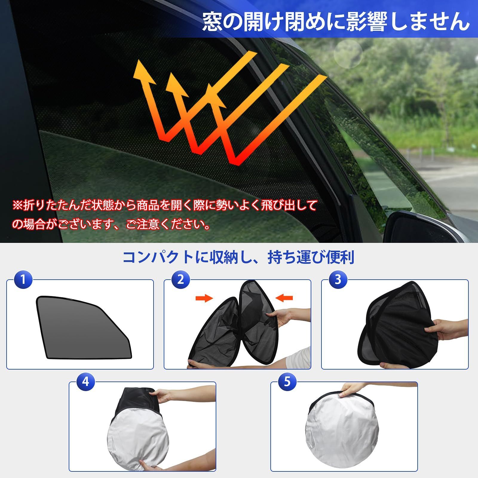 新品 ヴォクシー ノア 90系 専用 メッシュカーテン 車種専用 サンシェード VOXY NOAH ZWR90W/ZWR95W/MZRA90W/MZRA95W サイド用 遮光カーテン 遮光 日除け 日焼け防止 UVカット メッシュサンシェード マグネット式 日