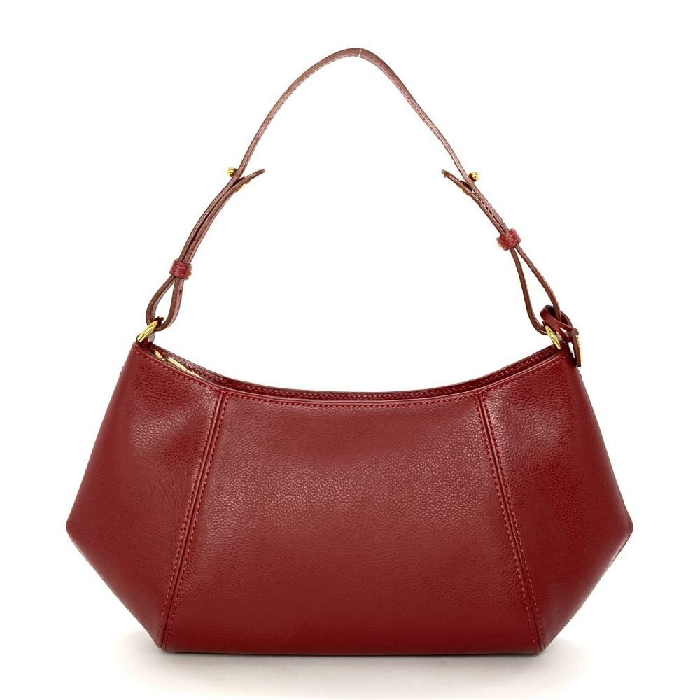 デルヴォー DELVAUX ショルダーバッグ レザー レッド ワン