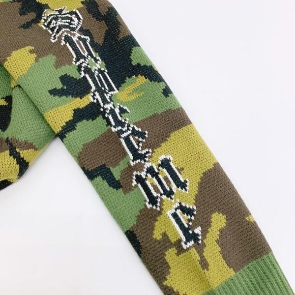 Supreme Bounty Hunter ニット セーター 23AW カモフラ 迷彩 スカル