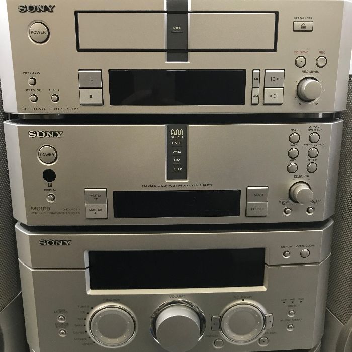 SONY ソニー MD CD システムコンポ TC-TX717 MDS-MS919 ST-MS919 TA-MS919 CDP-MS919 SS- MD919 - メルカリ