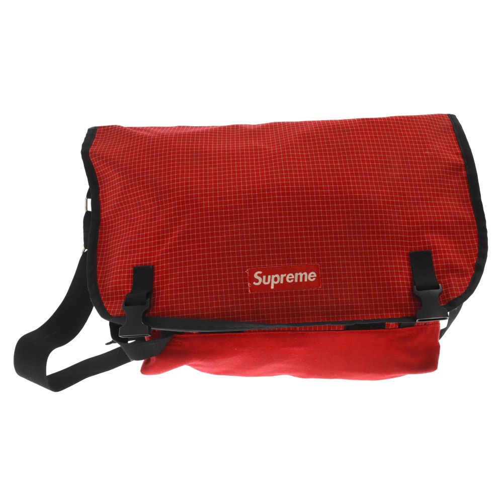 SUPREME (シュプリーム) 09AW Messenger Bag リップストップ チェック