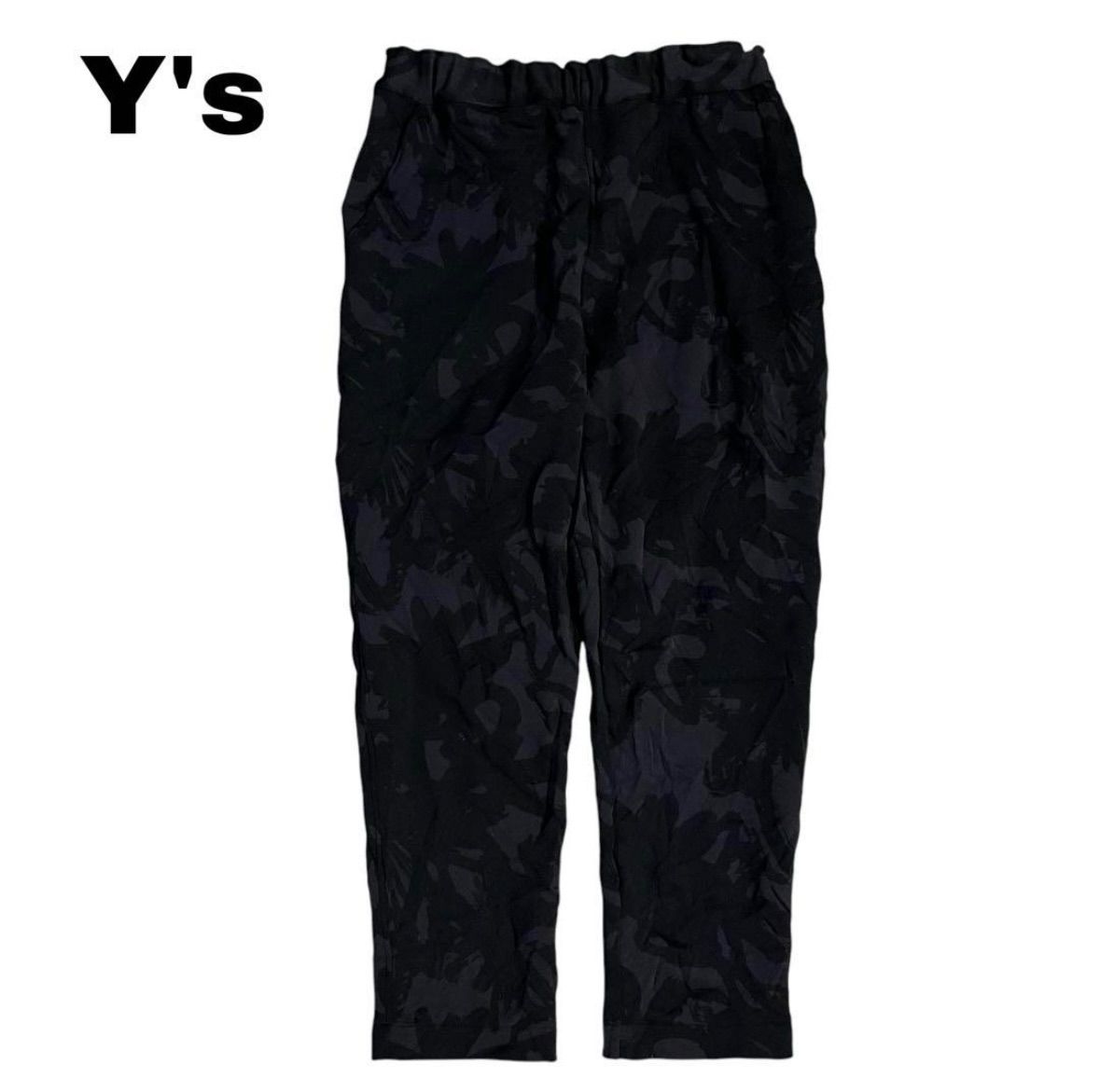 Y s ワイズ ポリワッシャー総柄パンツ 2