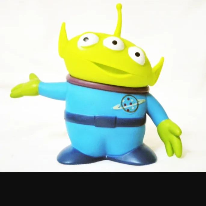 トイストーリー　エイリアン　ソフビ　リトルグリーンメン ソフビ　ピクサー ソフビパペットマスコット2😍 エイリアンリミックス久しぶり