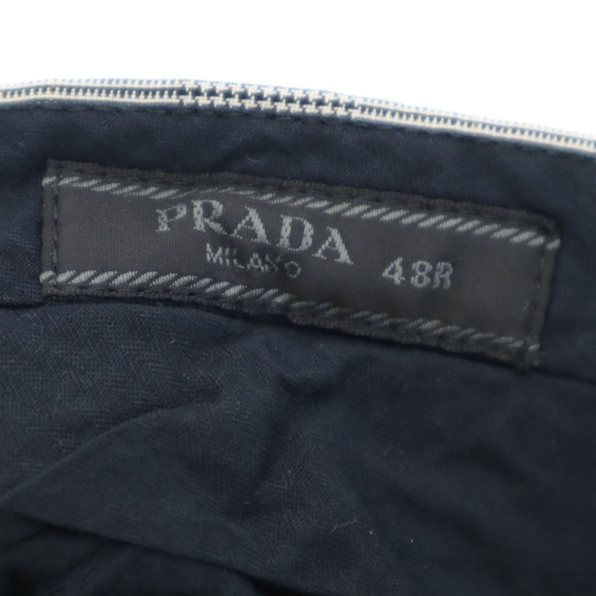 PRADA プラダ ハンガリー製 グレンチェック スラックスパンツ 48R