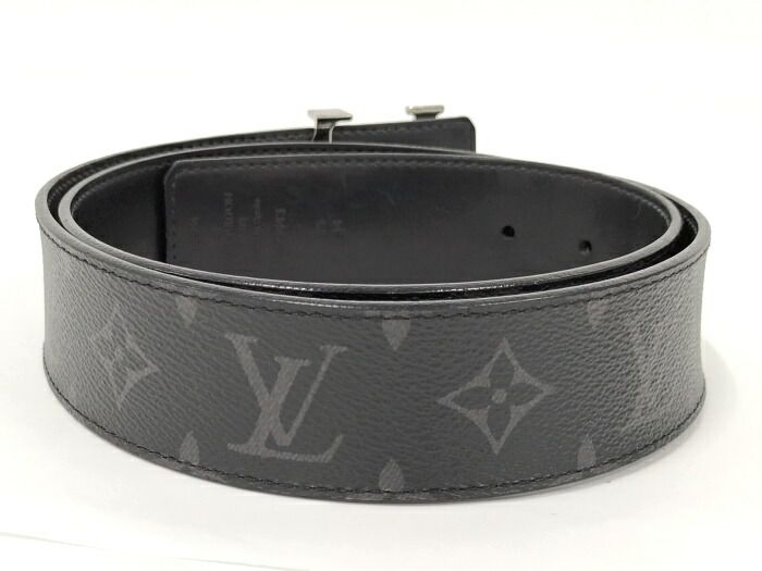 LOUIS VUITTON サンチュールLVイニシャル モノグラム エクリプス