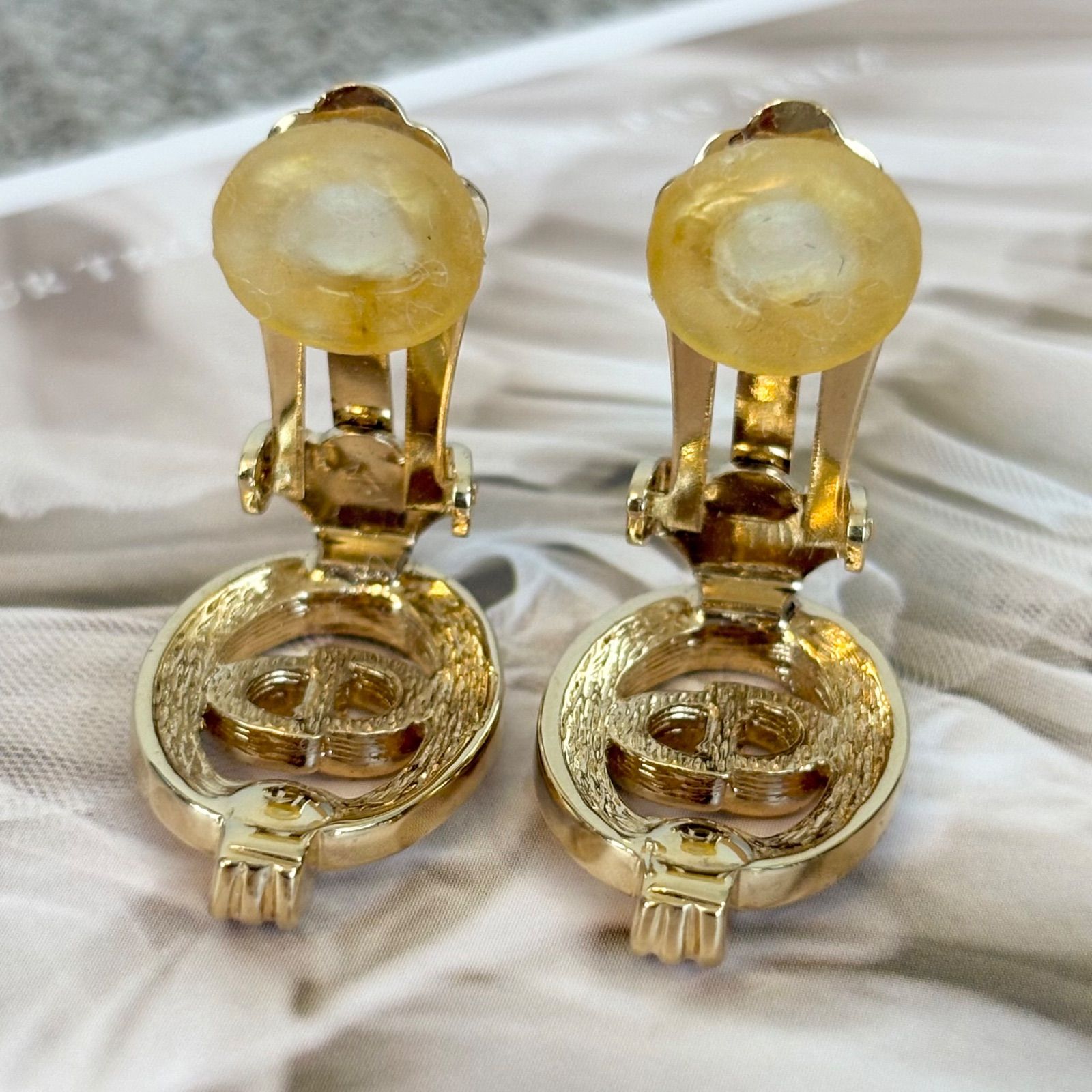 DIOR ピアス JADIOR パールフープ 正規品 箱付き ディオール ピアス 箱付き DIOR ピアス JADIOR パールフープ 正規品 箱