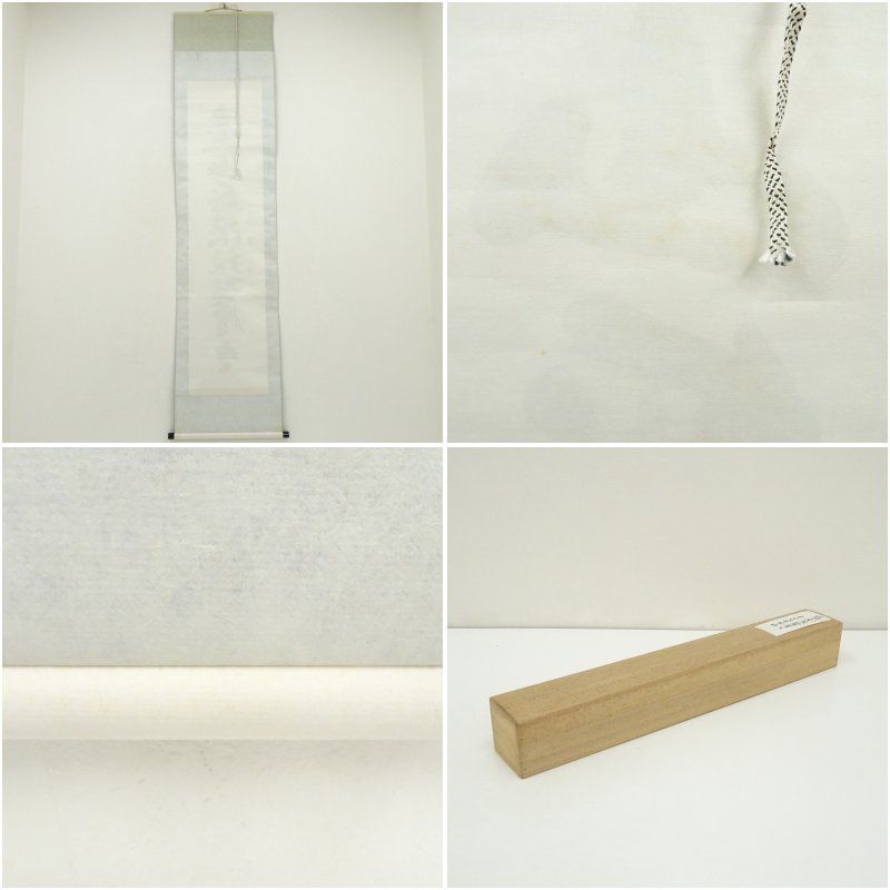 K茶道具　掛軸　松樹千年翠　松尾流十代不染斎筆、葆光斎書付　共箱紙箱S980KJ K茶道具 掛軸 松樹千年翠 松尾流十代不染斎筆、葆光斎