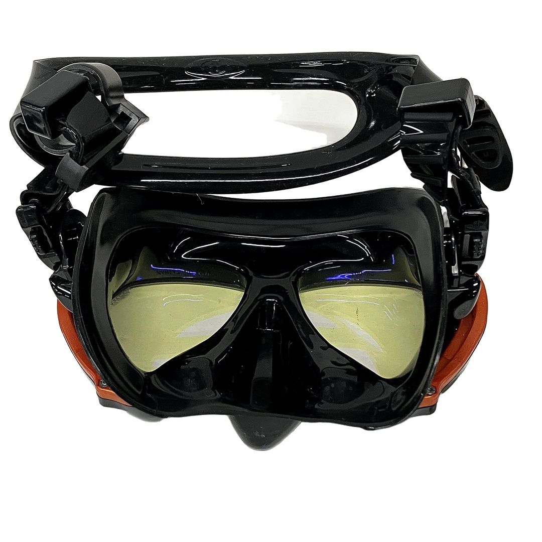 TUSA M2001SQB ダイビングマスク シュノーケル付き ミラーレンズ スキューバーマスク 海 マリンスポーツ ジャンク S10460007
