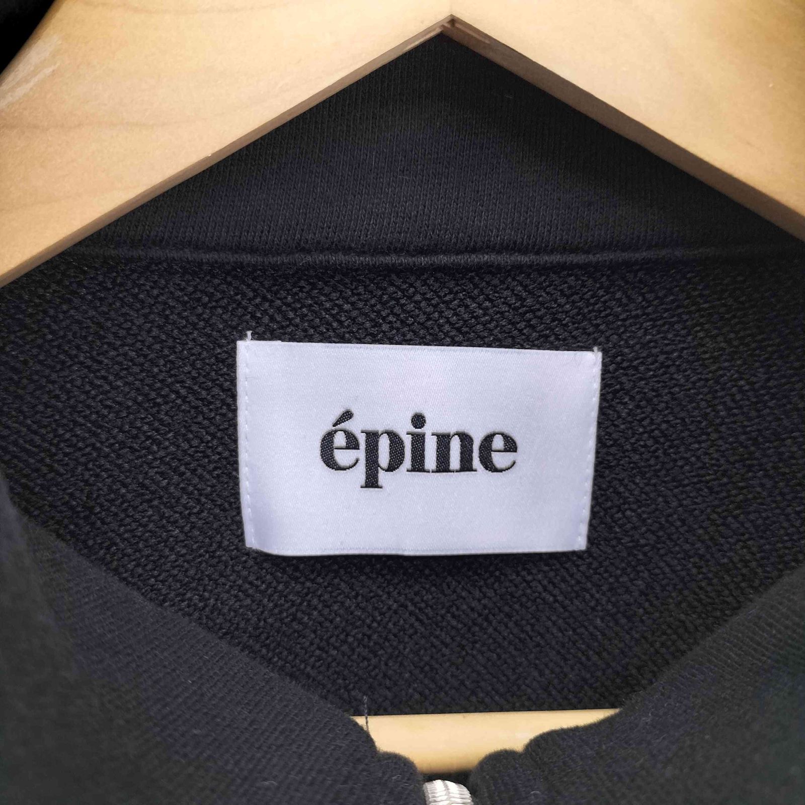 エピヌ epine e´sport line half zip sweat eスポーツ ライン