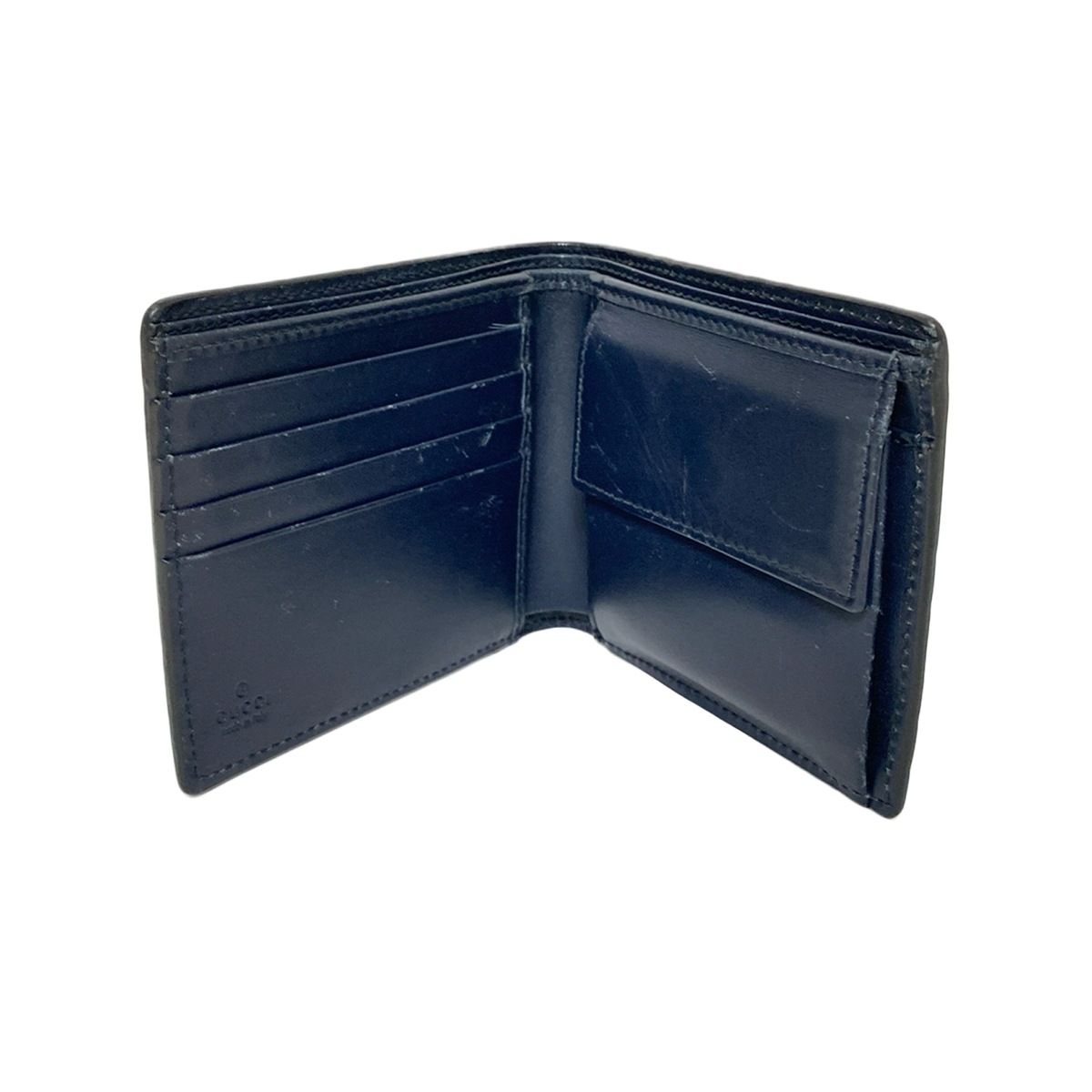 GUCCI(グッチ) 2つ折り財布 シマライン,シェリー(ウェブ) 408826  