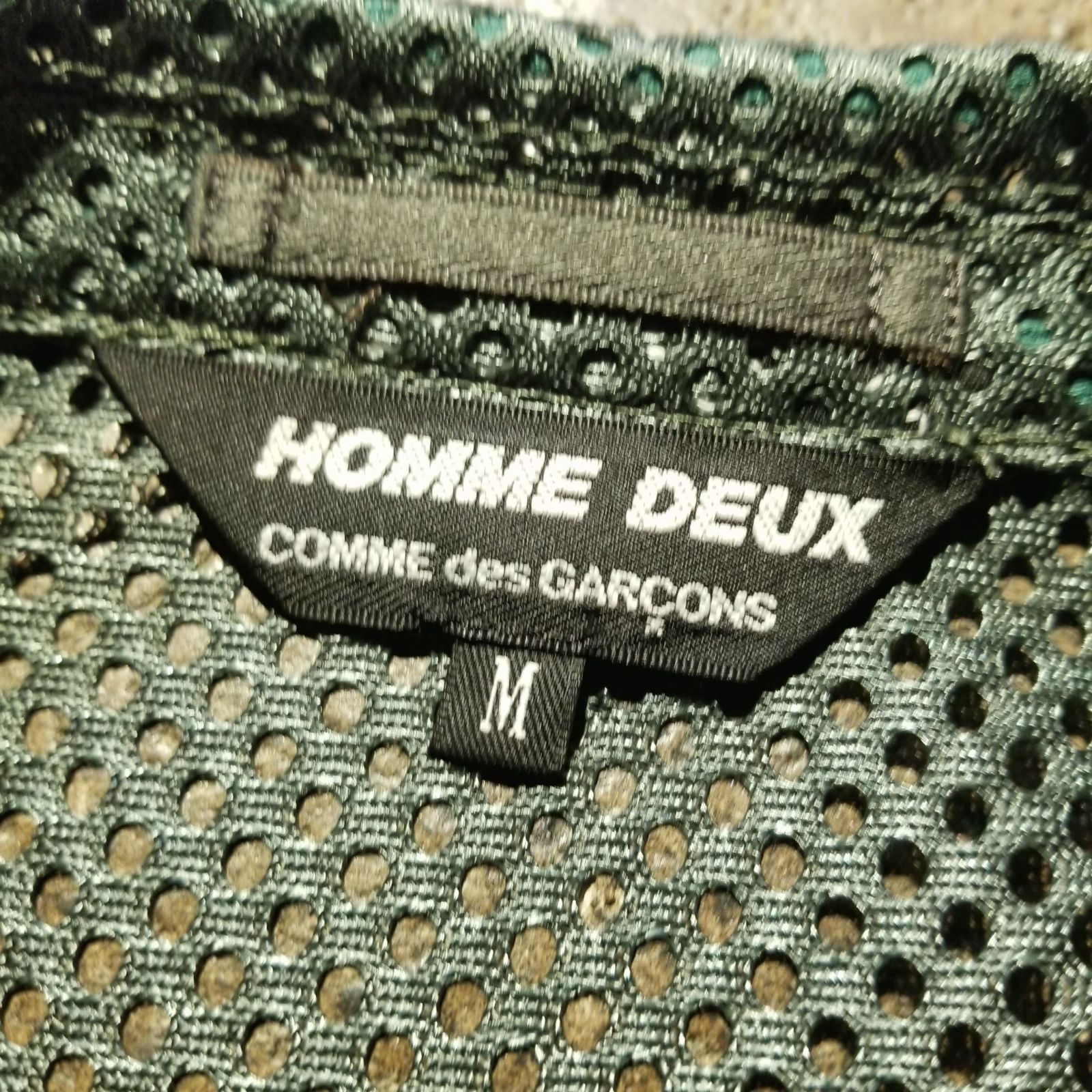 COMME des GARCONS HOMME DEUX 25ss ギャバ切替 エステル