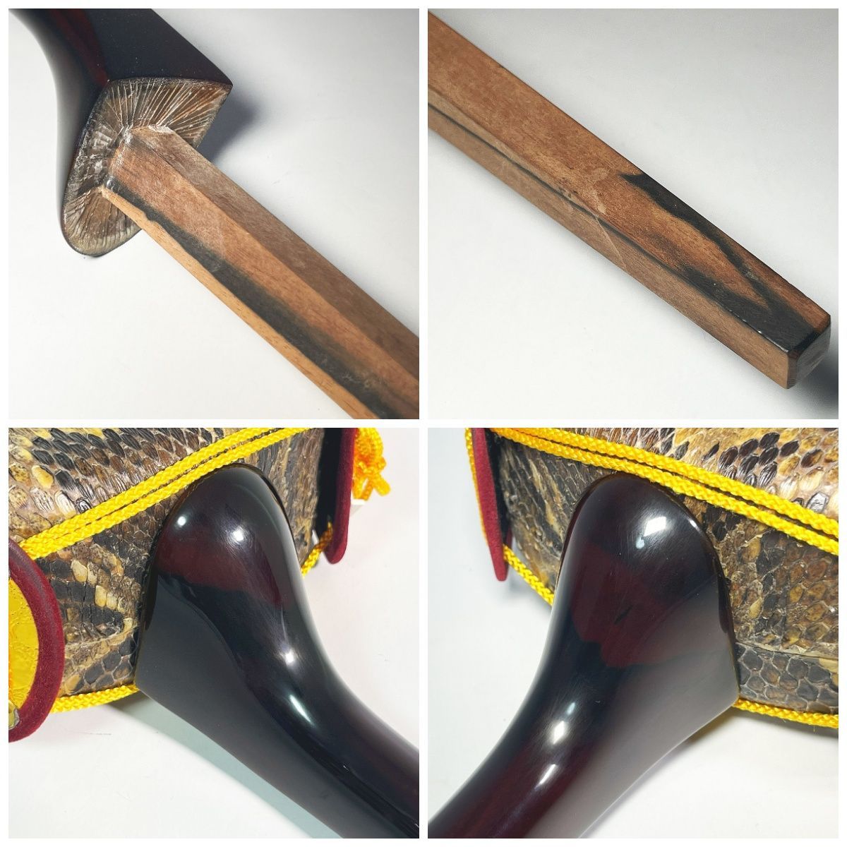 三味線 蛇皮 本皮強化張り 弦楽器 和楽器 - メルカリ