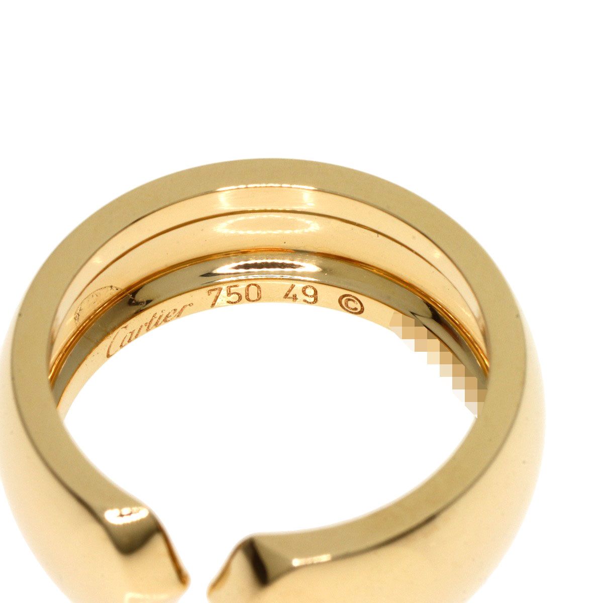 CARTIER カルティエ アブソリュセ #49 リング・指輪 K18YG レディース