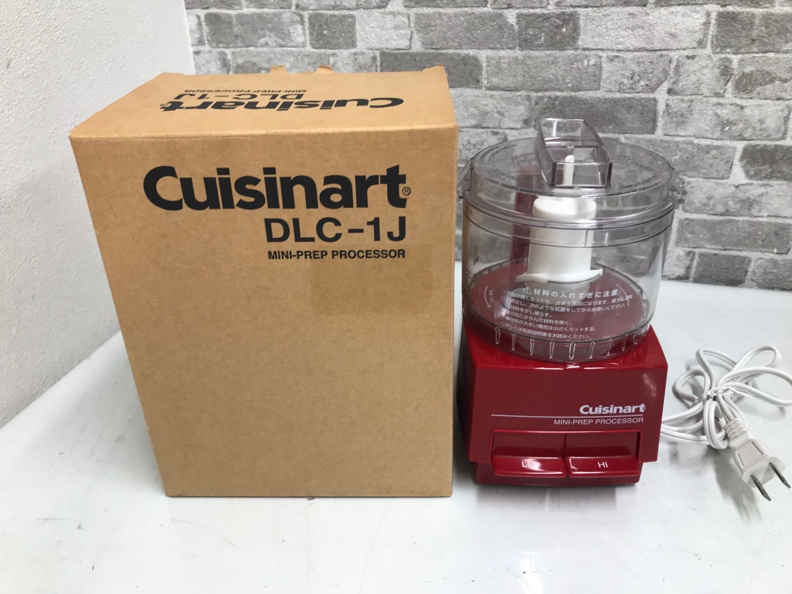 クイジナート ミニプレッププロセッサー DLC-1J レッド Cuisinart クイジナート ミニプレッププロセッサー DLC-1J