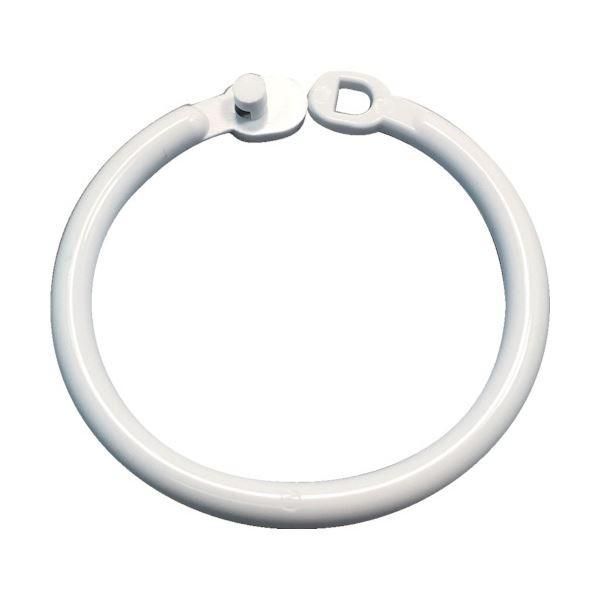 (まとめ) TRUSCO 樹脂製カードリング4.5mm×Φ40mm TKRJ-40 1パック（10個） 〔×10セット〕