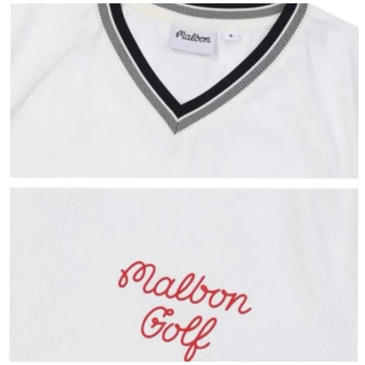 Malbon レディース ゴルフVネックセットアップ レディースゴルフウェア MALBON GOLF(マルボンゴルフ) Vネック