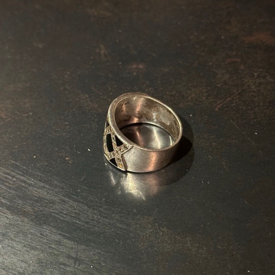 SILVER925 ONYX DESIGN RING/シルバー/リング SILVER925 ONYX DESIGN RING&frasl;シルバー&frasl;リング