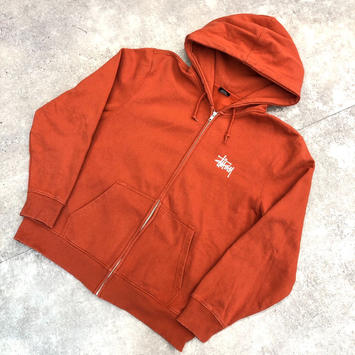 STUSSY ステューシー BASIC STUSSY ZIP HOOD FULL ZIP HOODED SWEAT ...